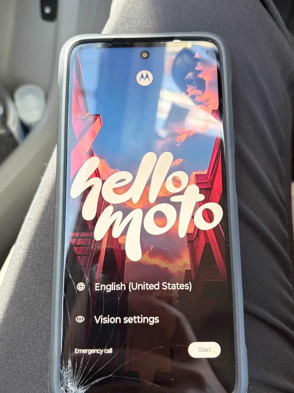 Motorola Moto G 5G - Black and Green